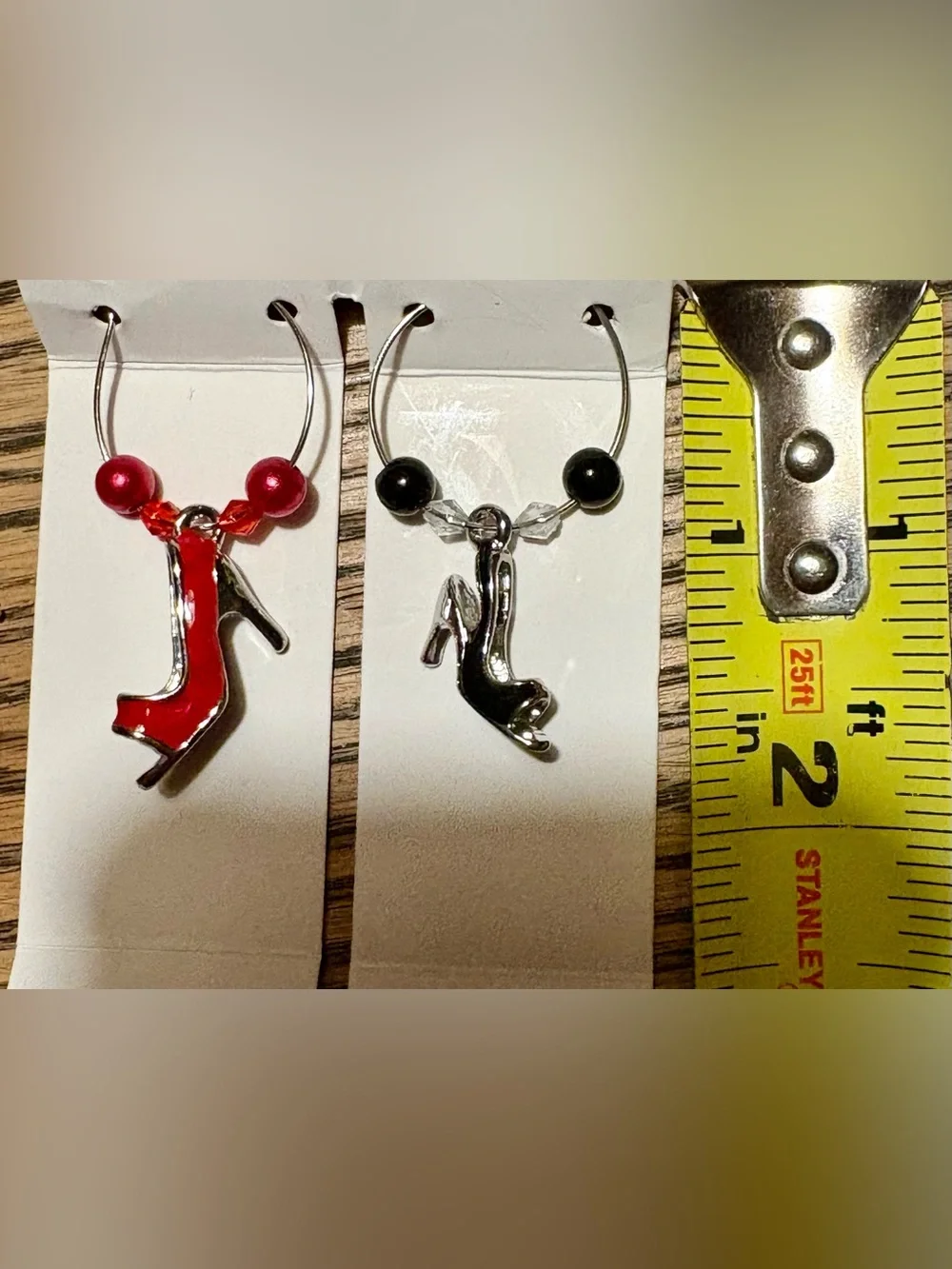High Heel Wine Glass Charms - Set of 6